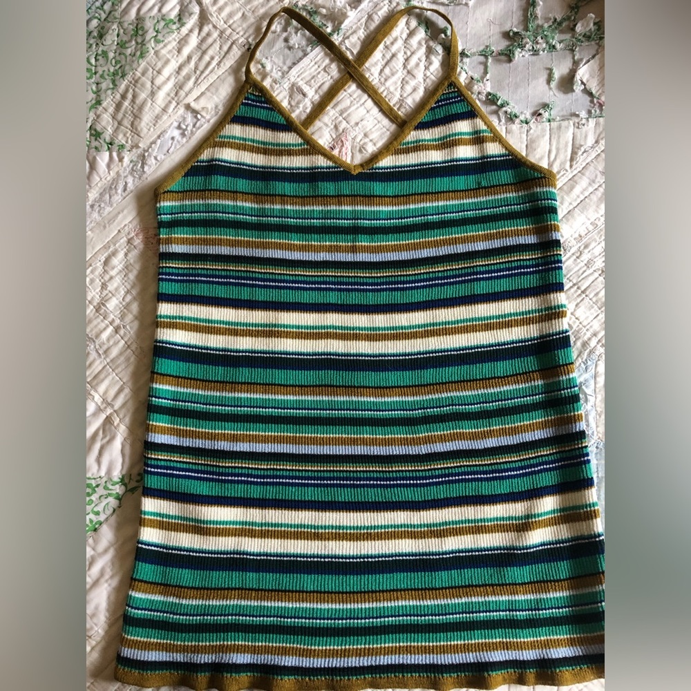 Vintage stripped knit top